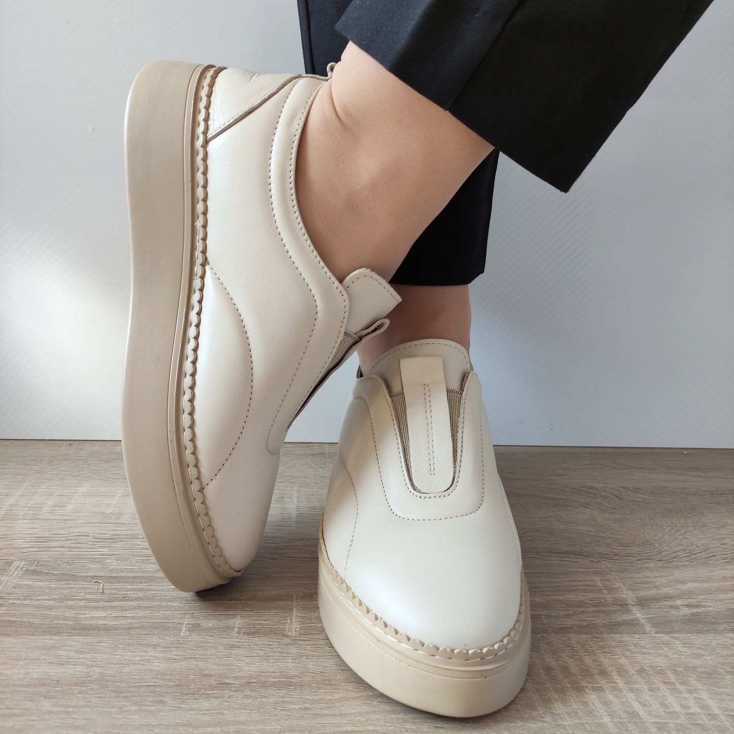 PANTOFI CASUAL DAMA CASPIAN 6018 BEJ