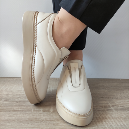 PANTOFI CASUAL DAMA CASPIAN 6018 BEJ