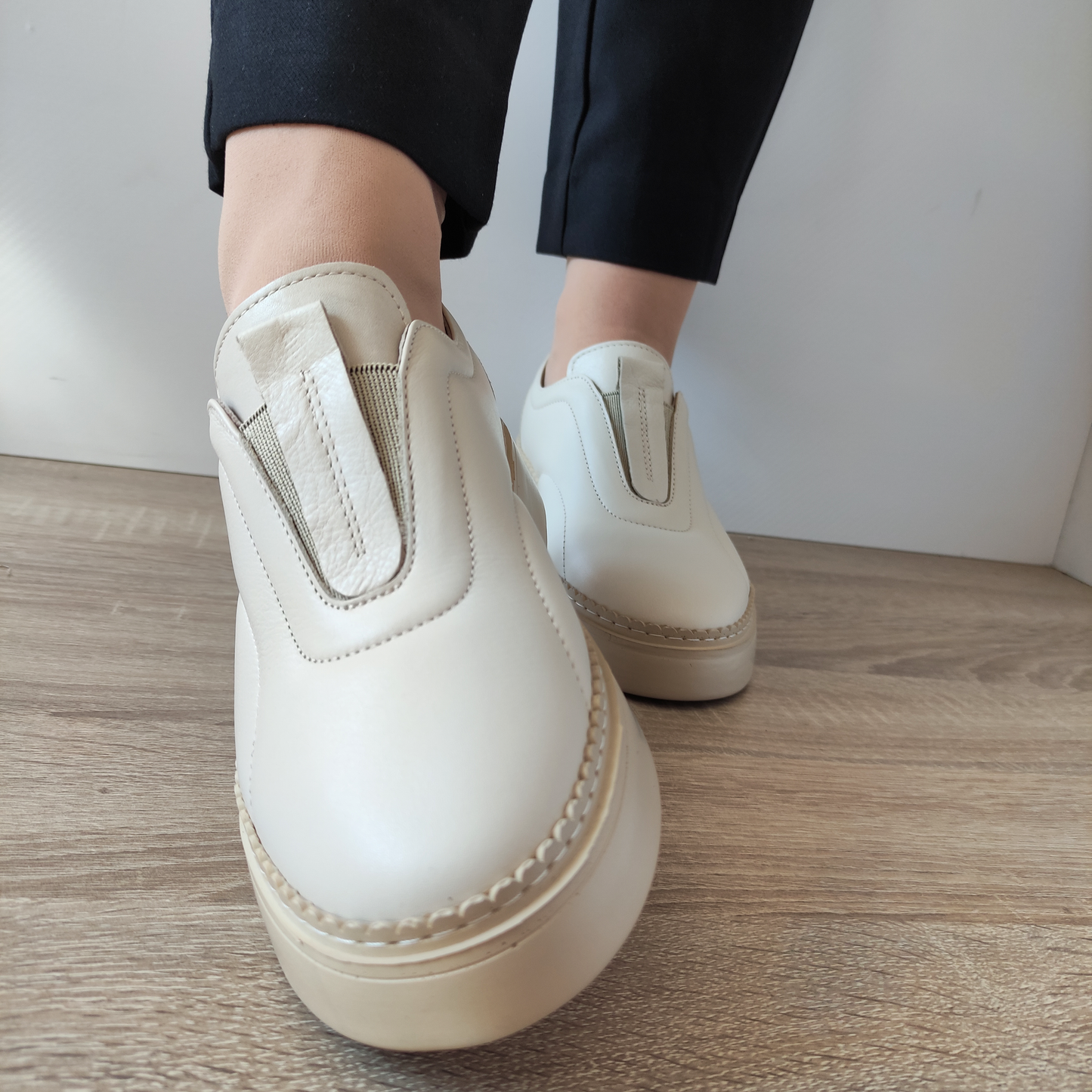 PANTOFI CASUAL DAMA CASPIAN 6018 BEJ