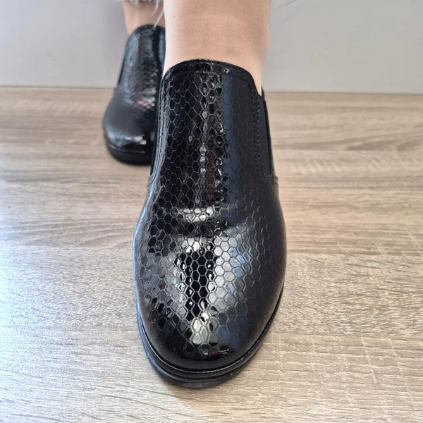 PANTOFI CASUAL DAMA DOGATI 017 340 NEGRI CROCO - imagine 4