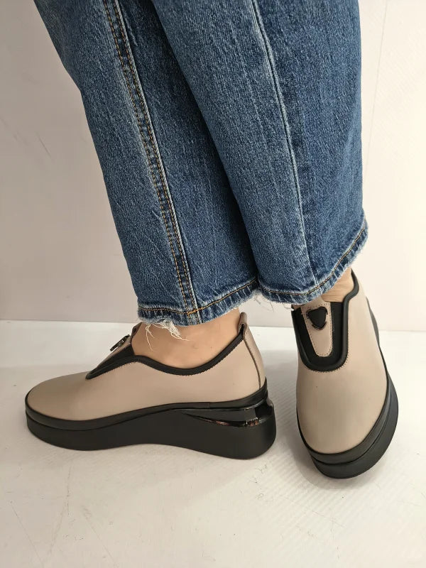 PANTOFI CASUAL DAMA DOGATI 061 242324 NUDE - imagine 5
