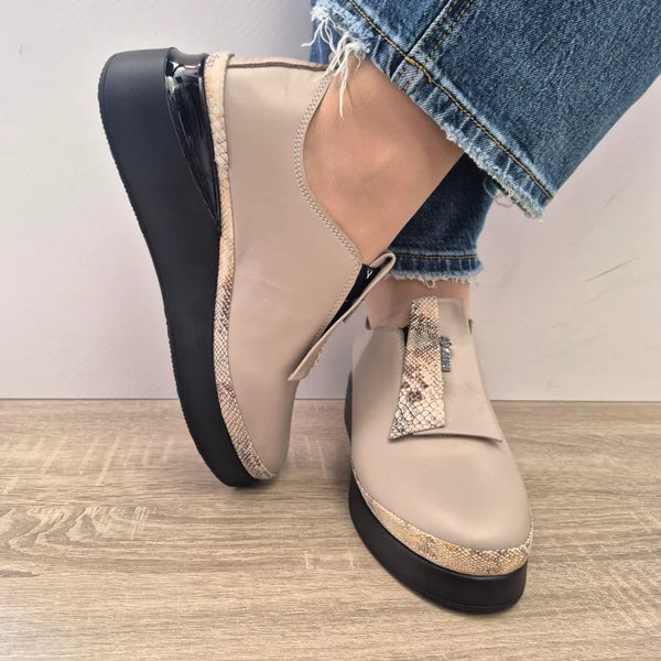 PANTOFI CASUAL DAMA DOGATI 061 242325 NUDE - imagine 5