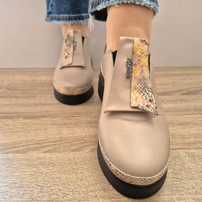 PANTOFI CASUAL DAMA DOGATI 061 242325 NUDE