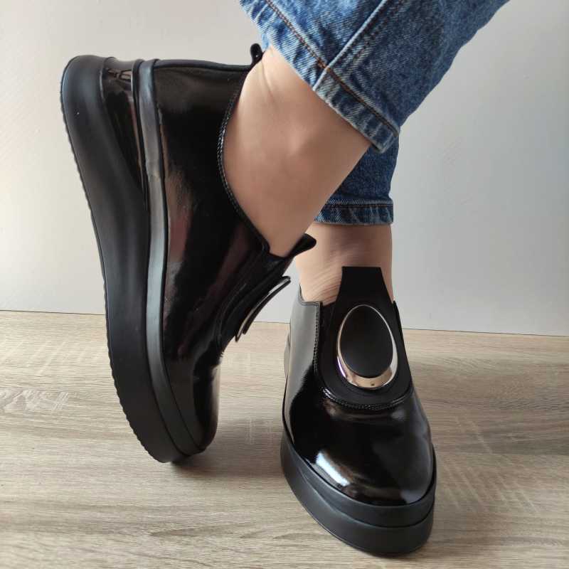 PANTOFI CASUAL DAMA DOGATI 061 2450 NEGRI LAC