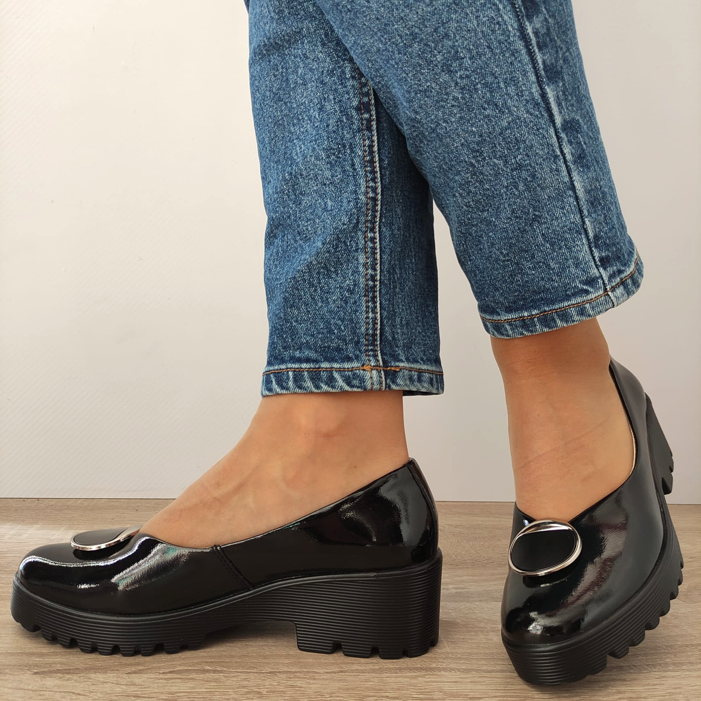 PANTOFI CASUAL DAMA FILIPPO DP4707 23 NEGRI LAC