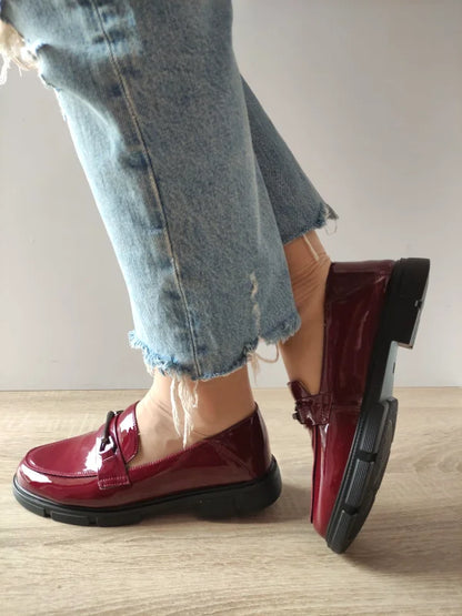 PANTOFI CASUAL DAMA FORMAZIONE 0278G06 BORDO LAC