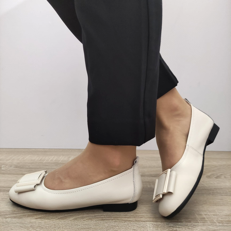 PANTOFI CASUAL DAMA FORMAZIONE 1856203 CREM - imagine 5