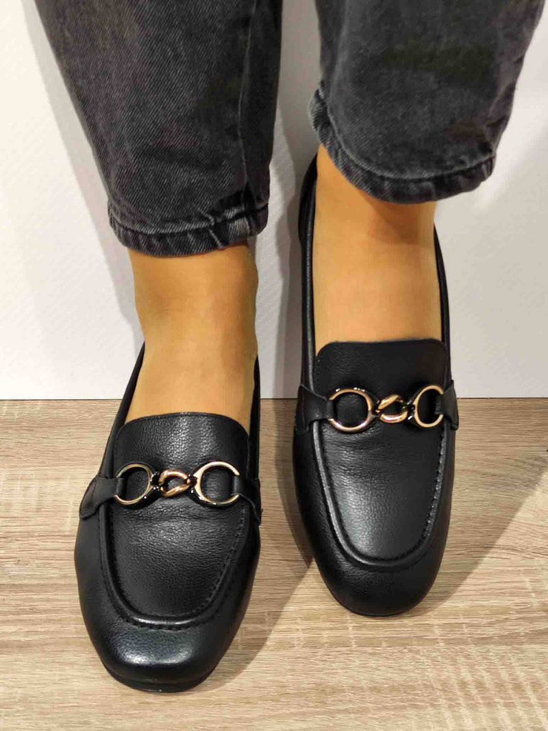 PANTOFI CASUAL DAMA FORMAZIONE 18603 NEGRI - imagine 3