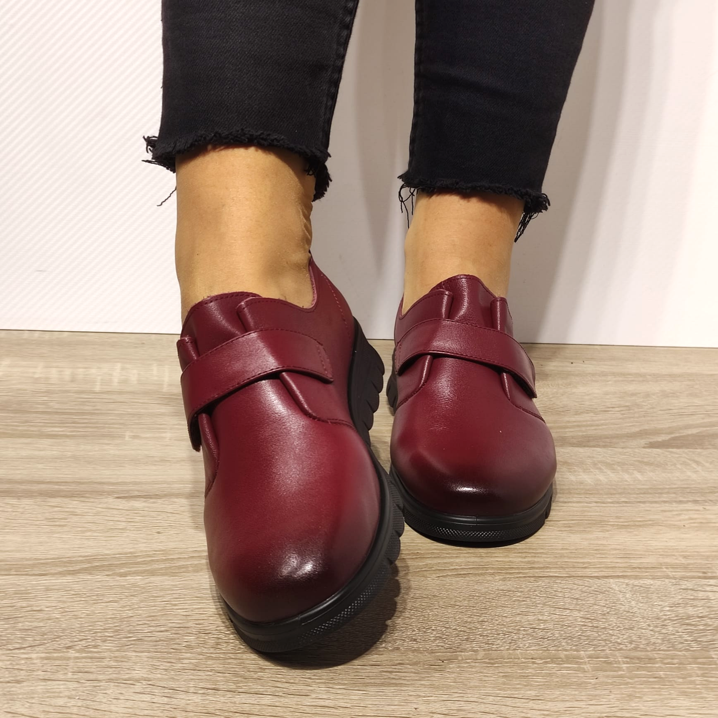 PANTOFI CASUAL DAMA FORMAZIONE 21074 BORDO