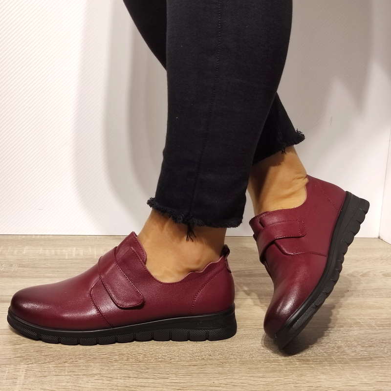 PANTOFI CASUAL DAMA FORMAZIONE 21074 BORDO - imagine 2