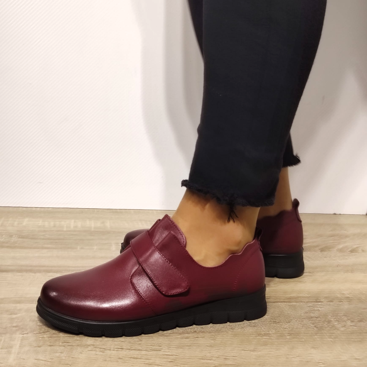PANTOFI CASUAL DAMA FORMAZIONE 21074 BORDO - imagine 3