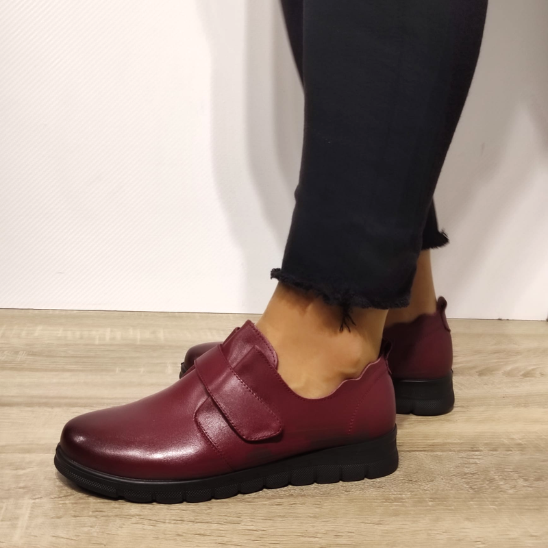 PANTOFI CASUAL DAMA FORMAZIONE 21074 BORDO - imagine 3