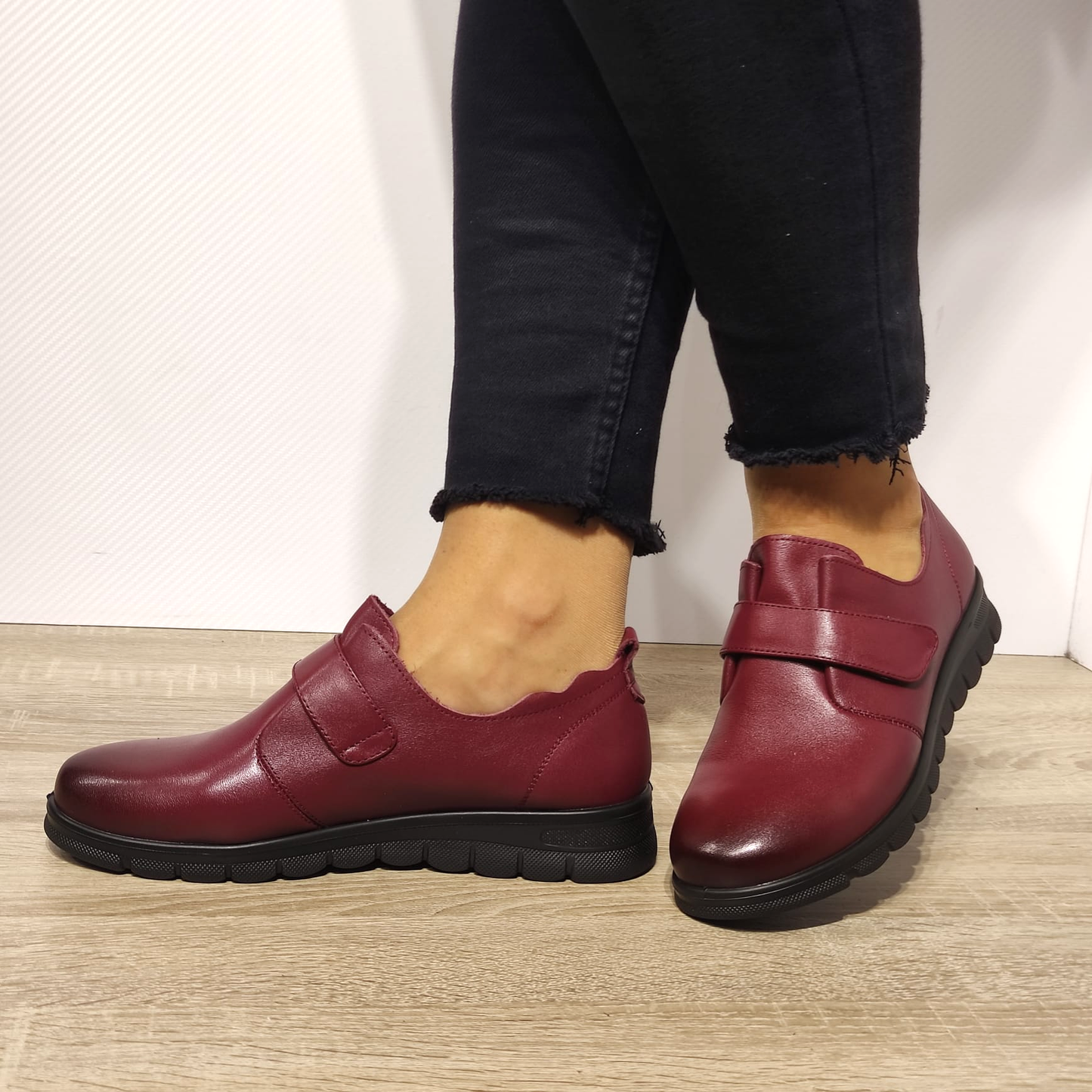 PANTOFI CASUAL DAMA FORMAZIONE 21074 BORDO