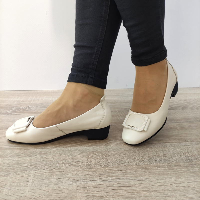 PANTOFI CASUAL DAMA FORMAZIONE 220712 CREM - imagine 5