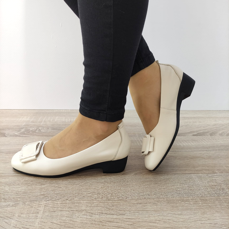 PANTOFI CASUAL DAMA FORMAZIONE 220712 CREM - imagine 2