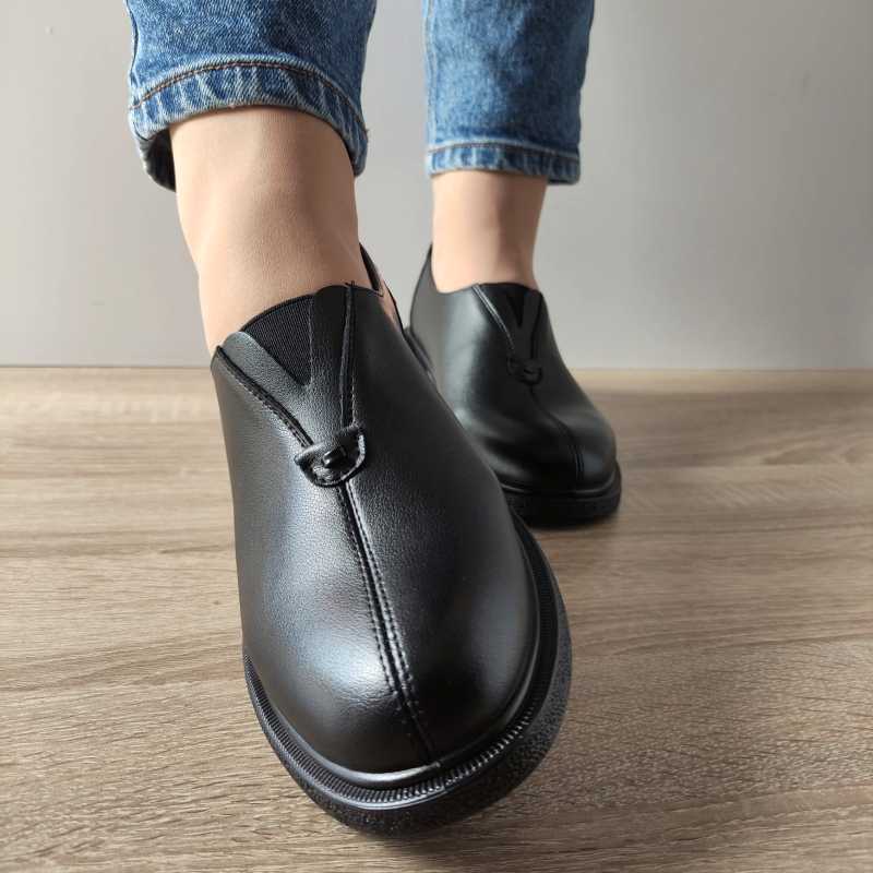 PANTOFI CASUAL DAMA FORMAZIONE 30021T NEGRI - imagine 5
