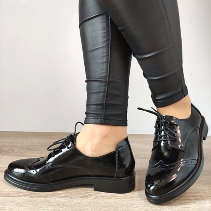 PANTOFI CASUAL DAMA FORMAZIONE 30557-22 NEGRI LAC