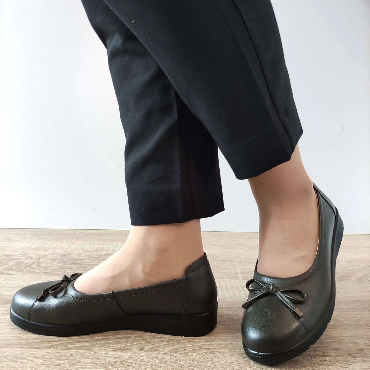 PANTOFI CASUAL DAMA FORMAZIONE 31038 KAKI - imagine 3