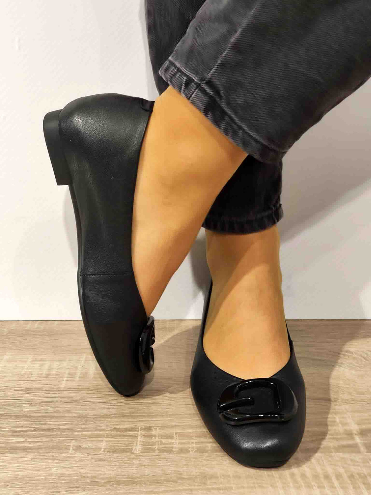 PANTOFI CASUAL DAMA FORMAZIONE 6031 NEGRI - imagine 3