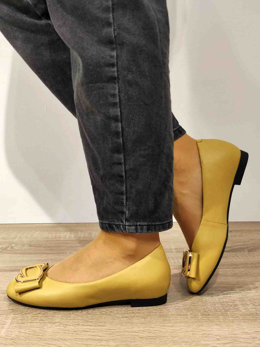 PANTOFI CASUAL DAMA FORMAZIONE 60331 GALBENI