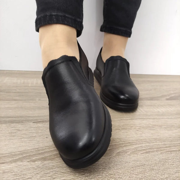 PANTOFI CASUAL DAMA FORMAZIONE 6666 NEGRI - imagine 3