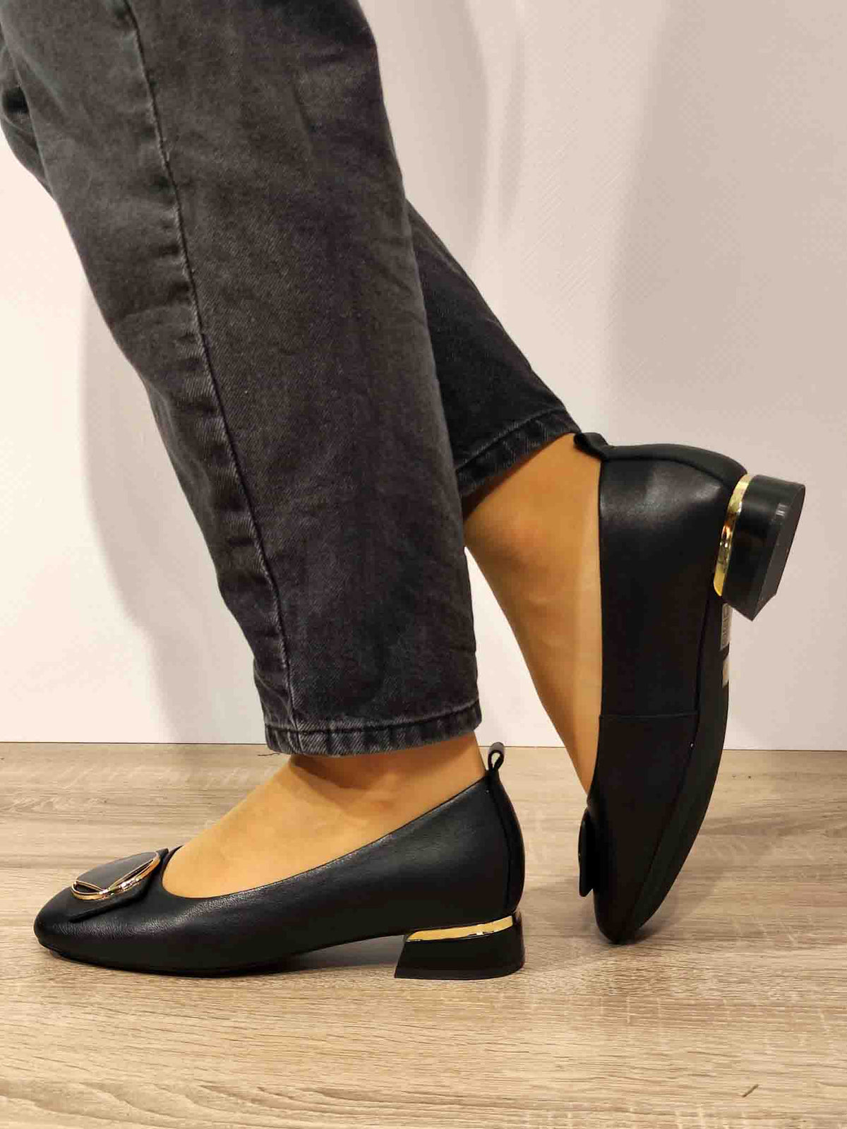 PANTOFI CASUAL DAMA FORMAZIONE 66811 NEGRI - imagine 2