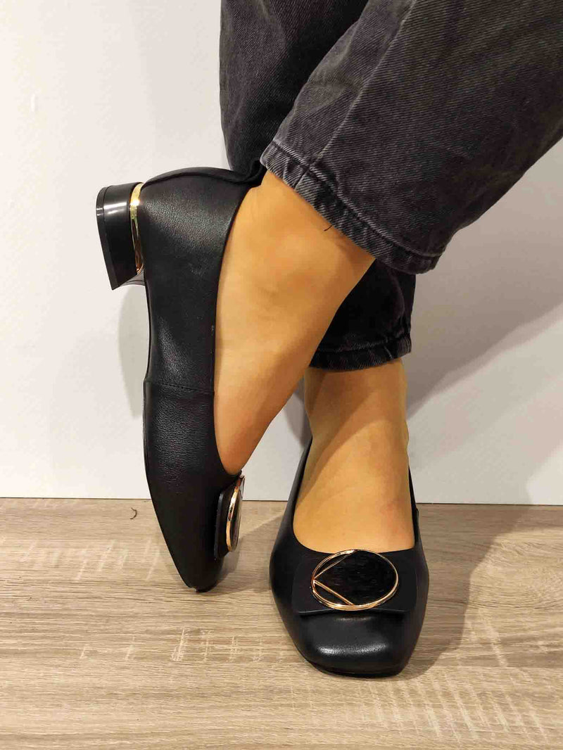 PANTOFI CASUAL DAMA FORMAZIONE 66811 NEGRI - imagine 5