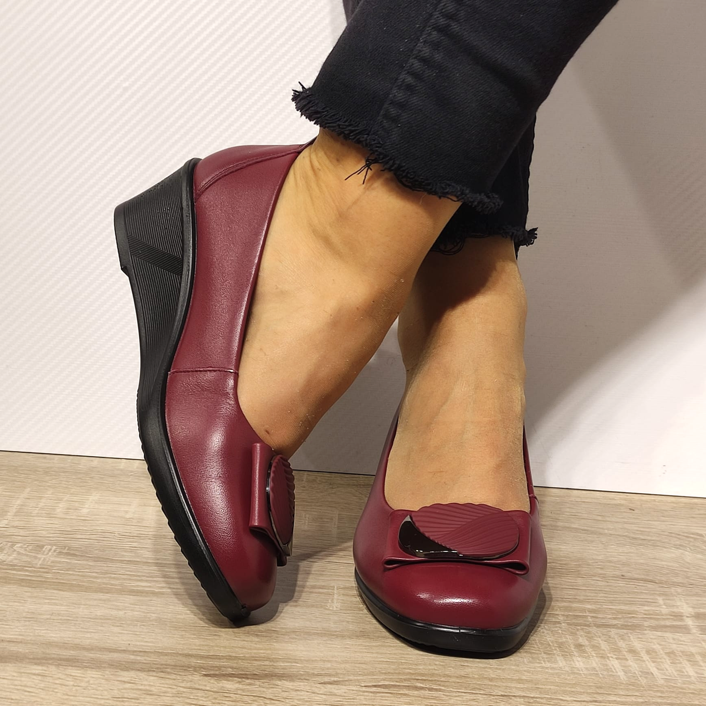 PANTOFI CASUAL DAMA FORMAZIONE 85-11 BORDO
