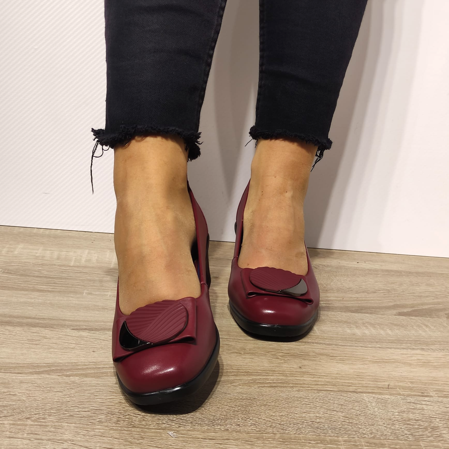 PANTOFI CASUAL DAMA FORMAZIONE 85-11 BORDO