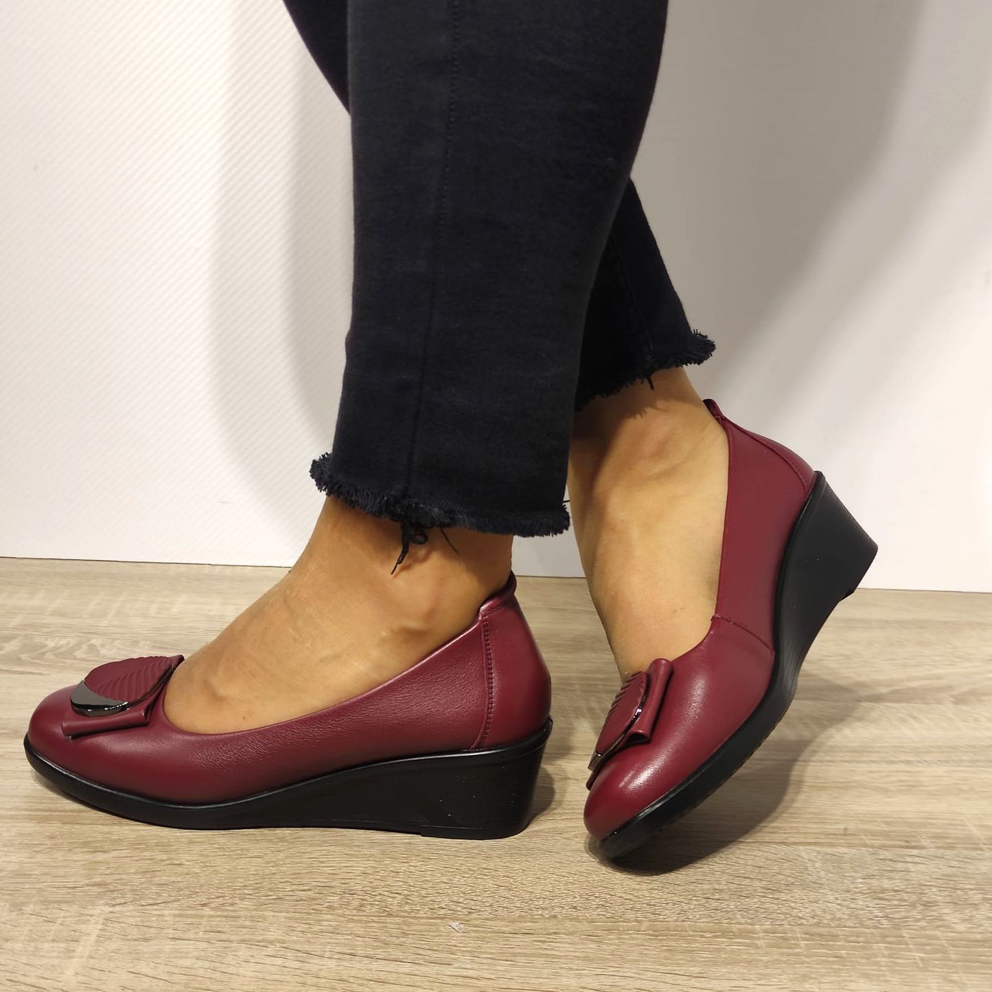 PANTOFI CASUAL DAMA FORMAZIONE 85-11 BORDO