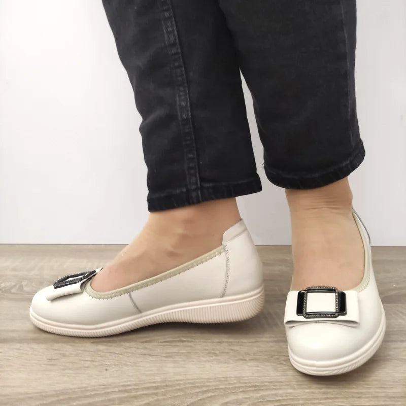 PANTOFI CASUAL DAMA FORMAZIONE A130 BEJ - imagine 2
