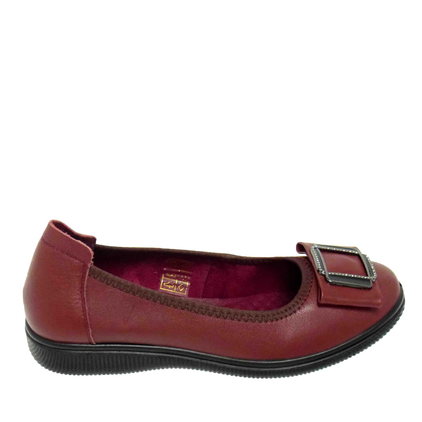 PANTOFI CASUAL DAMA FORMAZIONE A130 BORDO