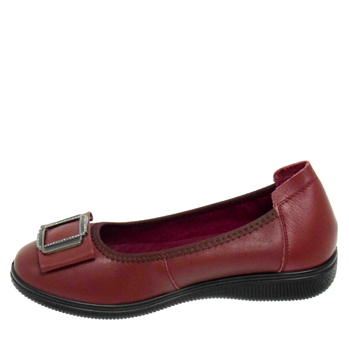 PANTOFI CASUAL DAMA FORMAZIONE A130 BORDO