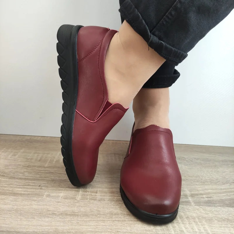 PANTOFI CASUAL DAMA FORMAZIONE GALLOP 231153 BORDO - imagine 5