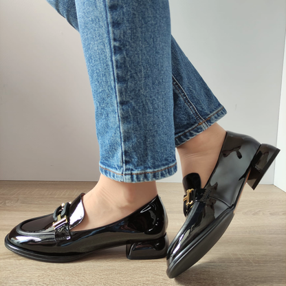 PANTOFI CASUAL DAMA FORMAZIONE KD304-S61 NEGRI LAC