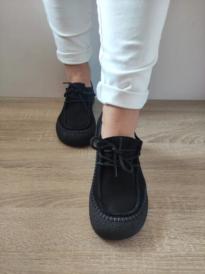 PANTOFI CASUAL DAMA FORMAZIONE KM5169 NEGRI VELUR