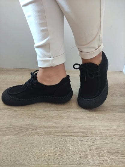 PANTOFI CASUAL DAMA FORMAZIONE KM5169 NEGRI VELUR
