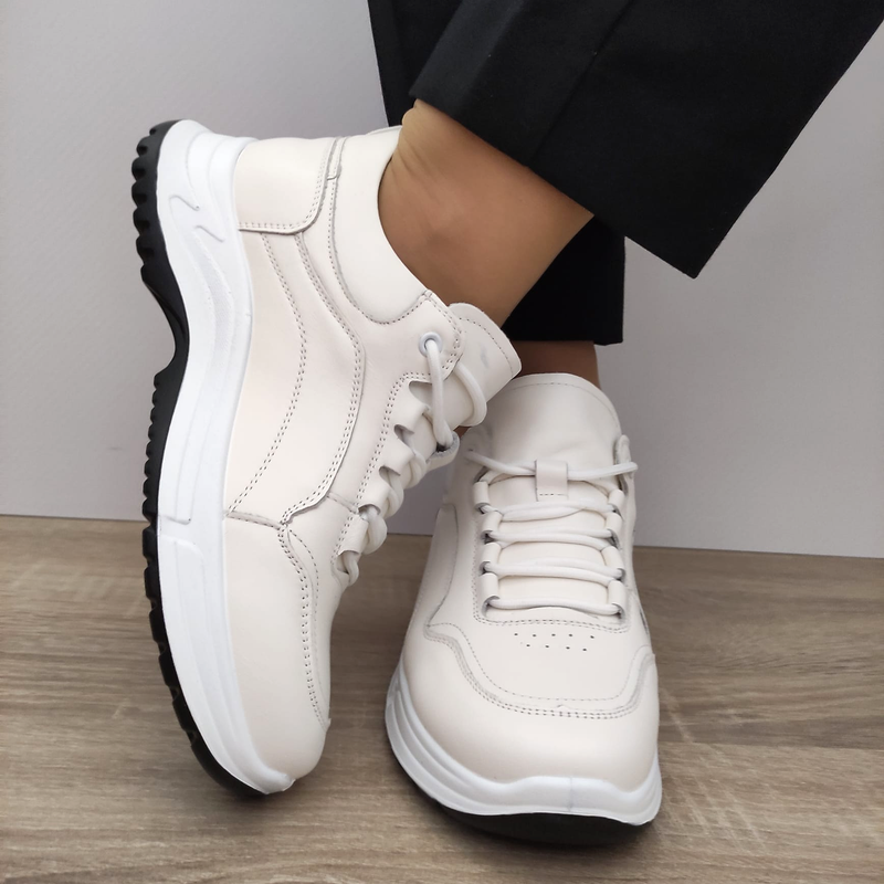 PANTOFI CASUAL DAMA FORMAZIONE N503 CREM - imagine 4