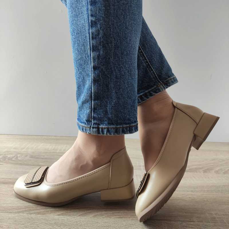 PANTOFI CASUAL DAMA FORMAZIONE TP5011-6 APRICOT - imagine 3