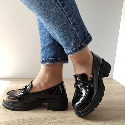 PANTOFI CASUAL DAMA FORMAZIONE TP6830-1 NEGRI LAC