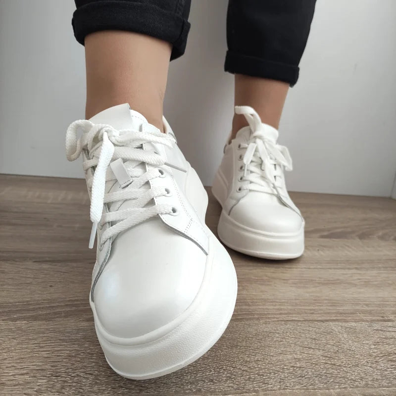 PANTOFI CASUAL DAMA FRANCO GERARDO 1052 ALBI - imagine 3