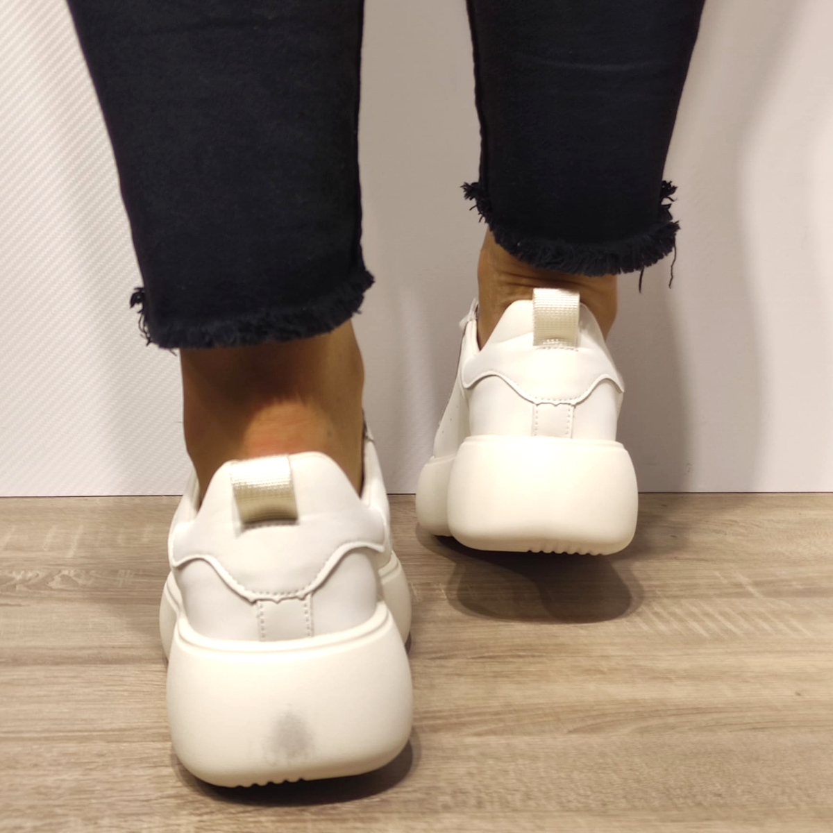 PANTOFI CASUAL DAMA FRANCO GERARDO 88135 ALBI + COLOR - imagine 3