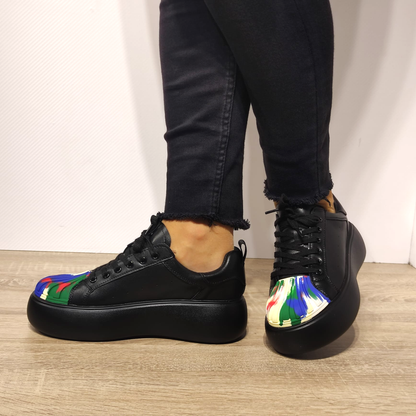 PANTOFI CASUAL DAMA FRANCO GERARDO 88135 NEGRI + COLOR