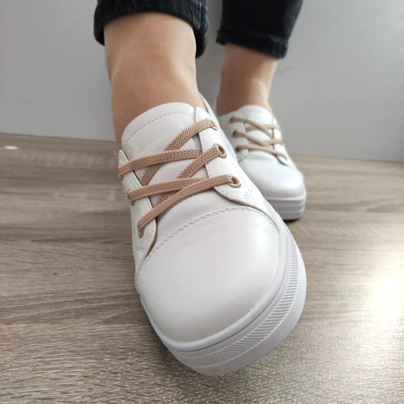 PANTOFI CASUAL DAMA FRANCO GERARDO 88727 ALBI CU BEJ - imagine 5