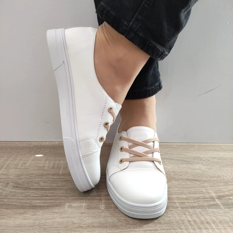 PANTOFI CASUAL DAMA FRANCO GERARDO 88727 ALBI CU BEJ - imagine 3