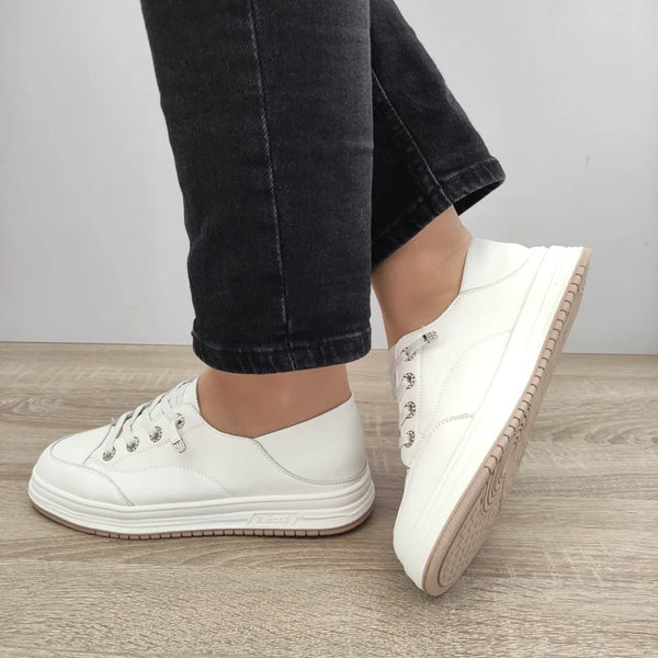 PANTOFI CASUAL DAMA FRANCO GERARDO 89198-8 ALBI - imagine 4