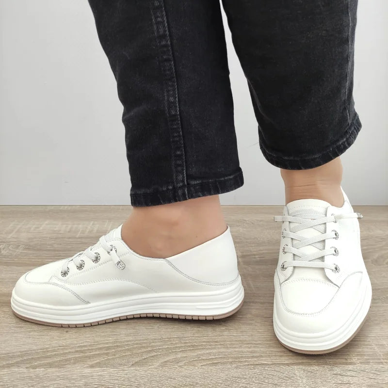 PANTOFI CASUAL DAMA FRANCO GERARDO 89198-8 ALBI - imagine 2