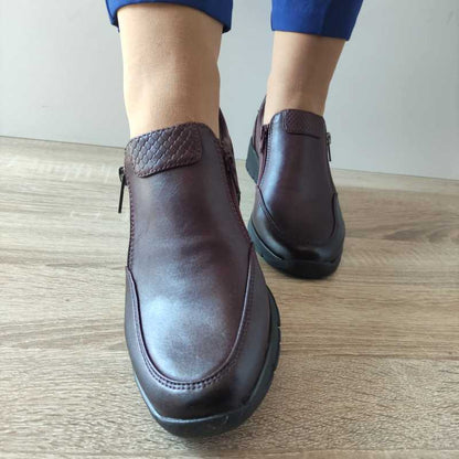 PANTOFI CASUAL DAMA JANA 24663-41 BORDO