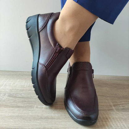 PANTOFI CASUAL DAMA JANA 24663-41 BORDO