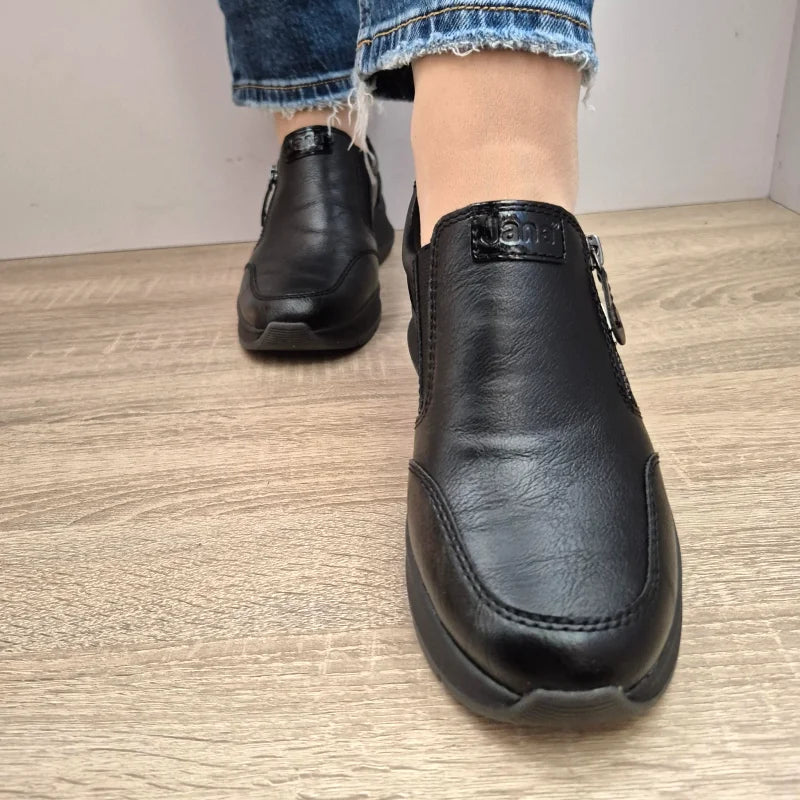 PANTOFI CASUAL DAMA JANA 24761-45 001 NEGRI